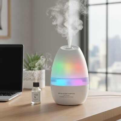Good price Indoor Oxygen Humidifying Aroma Ultrasonic Humidifier Featuring 7 Colorful Lights Enhancing Air Moisture and Ambiance in Workspaces online