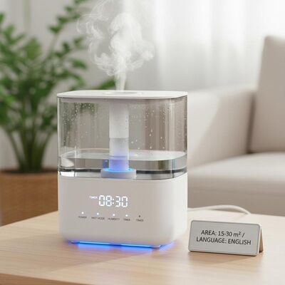 Good price Timer Ultrasonic Air Humidifier Designed for 15-30 Square Meters Area Featuring English Operating Language and Performance online
